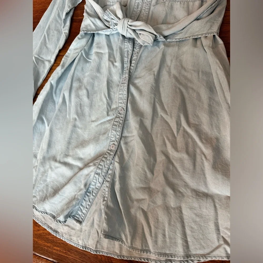 Sanctuary Light Blue Denim Shirt Dress Size L